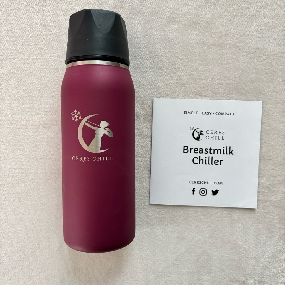 Ceres Chill Breastmilk Chiller - Elegant Burgundy